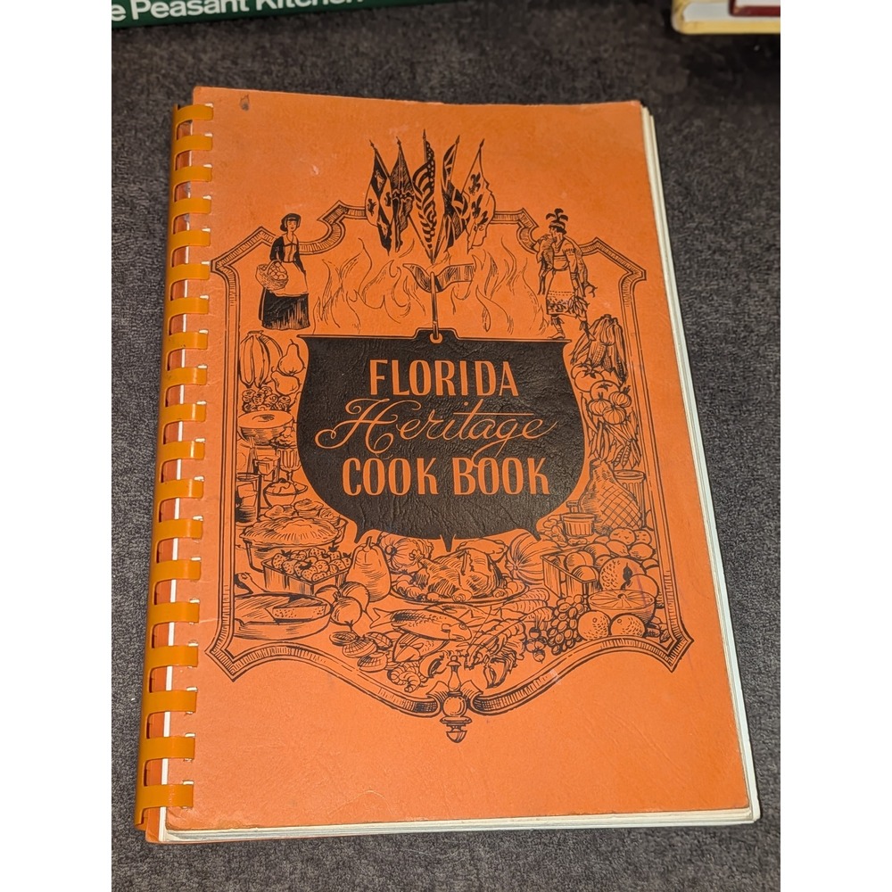 Florida Heritage Cook Book Vintage 1967 Florida Symphony Society Illustrated